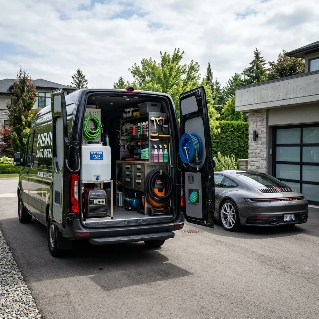 Mobile Detailing Setup